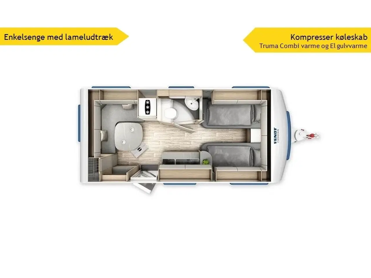 Billede 15 - 2026 - Fendt Bianco Activ 465 SGE   2026 Fendt Bianco Activ 465 SGE  fra Hinshøj Caravan A/S