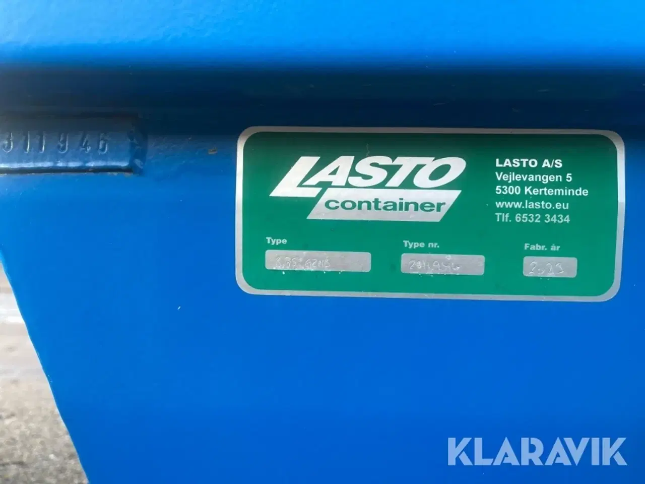 Billede 8 - Grabkasse Lasto 3.75m3 1 styk