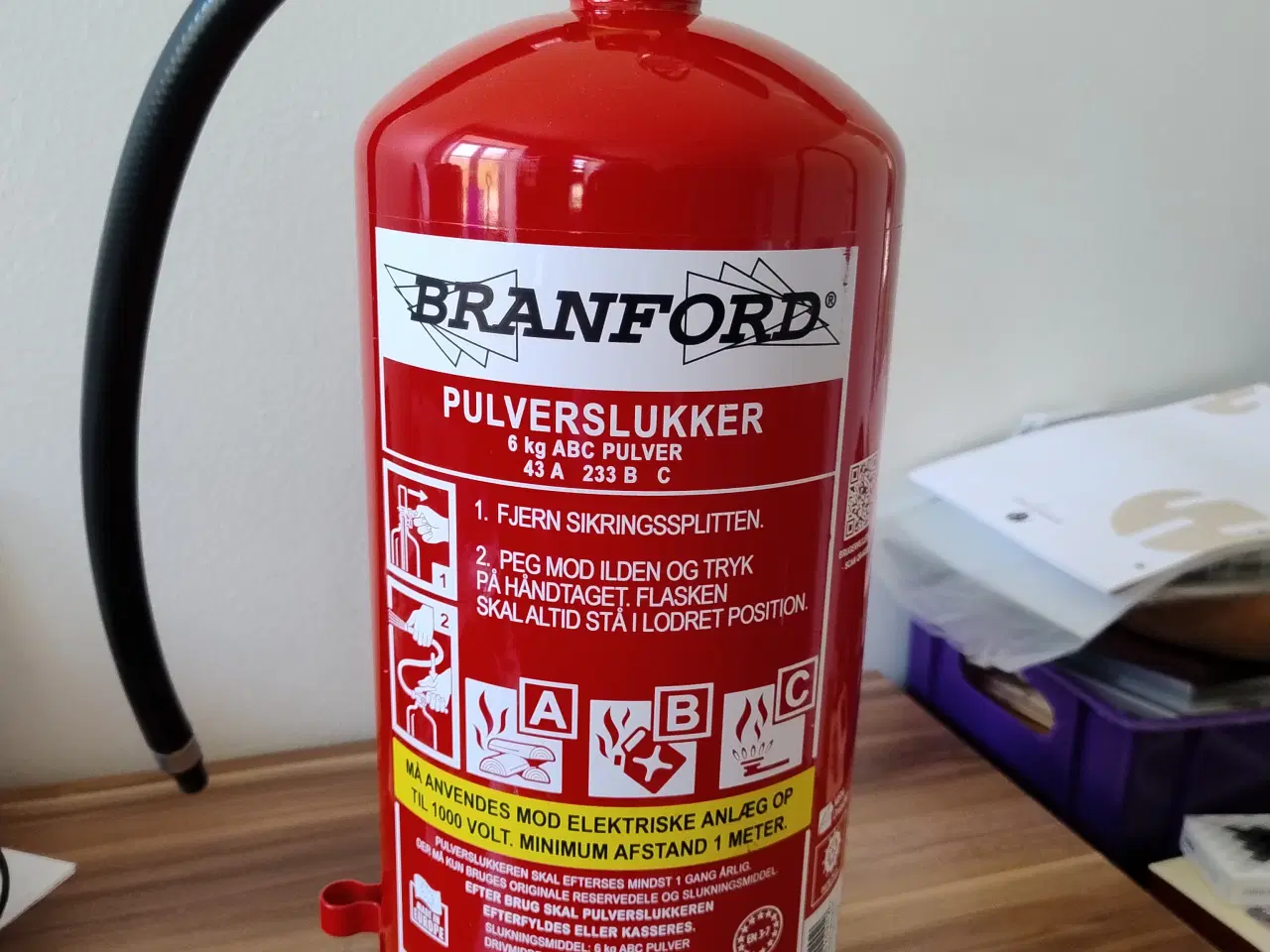 Billede 1 - 6 kg Pulverslukker 