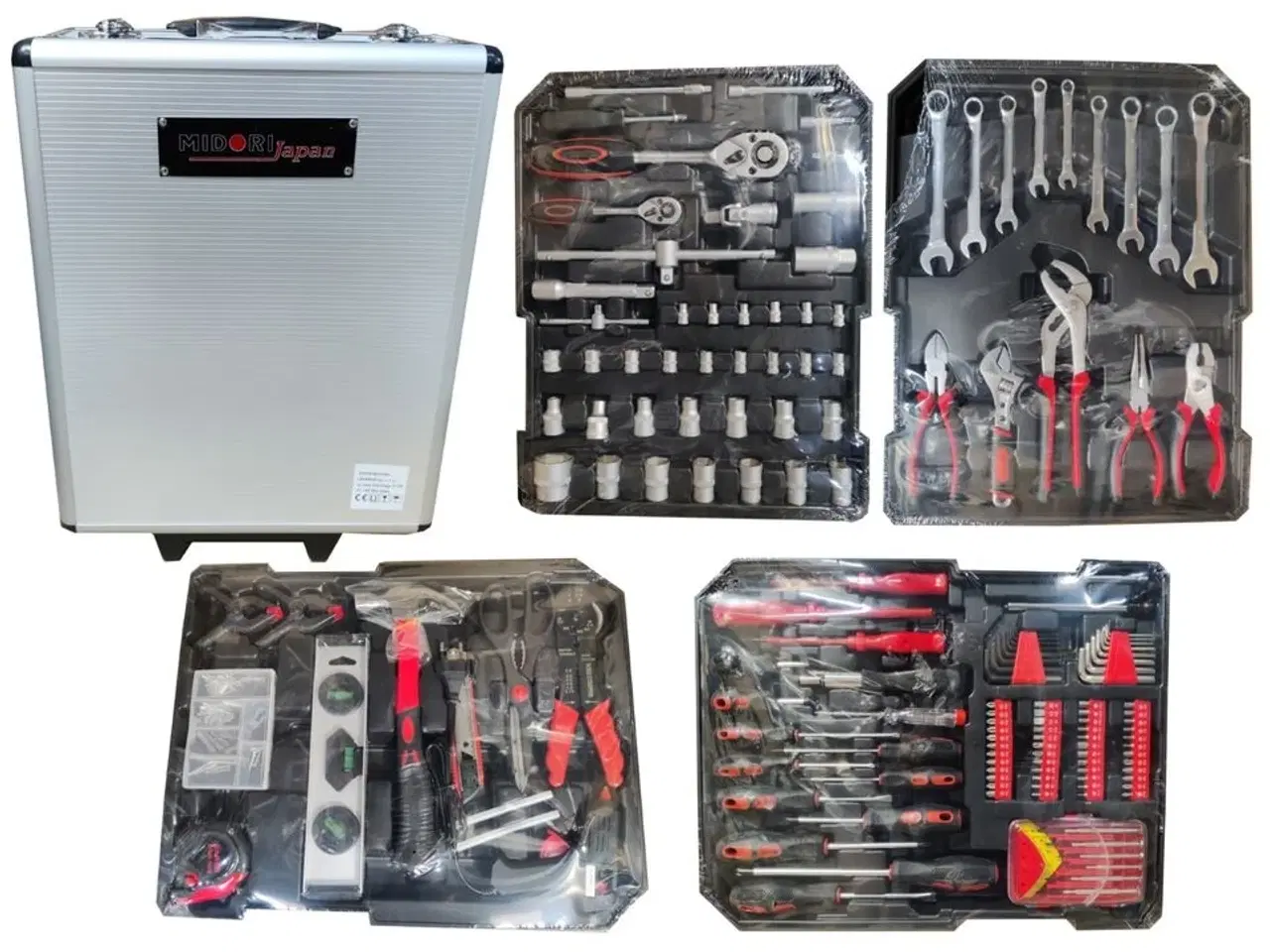 Billede 1 - Stort værktøjssæt i trolley med 599 dele