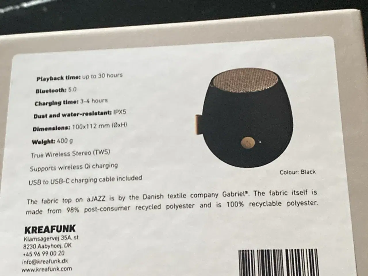 Billede 2 - Bluetooth speaker - Kreafunk
