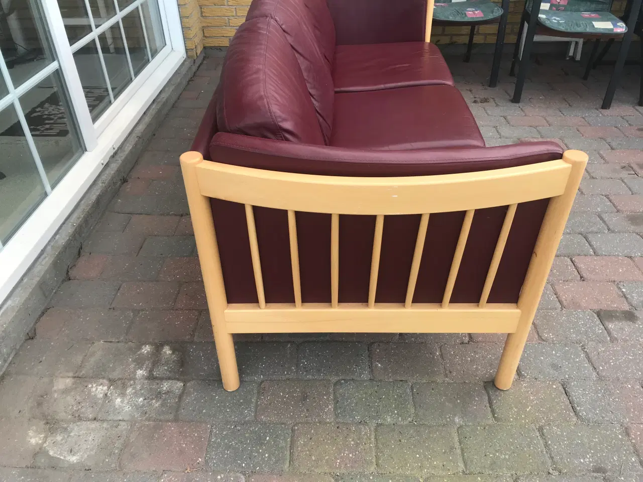 Billede 2 - Lædersofa 