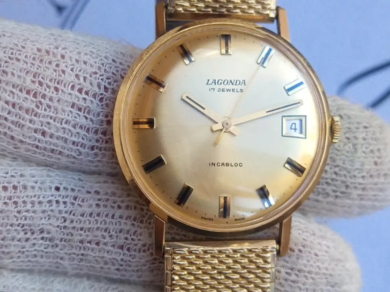 Billede 7 - Schweizisk guldur 18k/750/1950 Stand 9/10