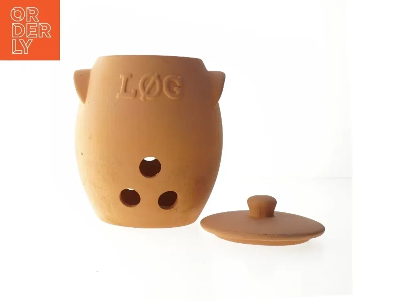 Billede 3 - Løg krukke (str. Ø 12,5 cm længde 20 cm)