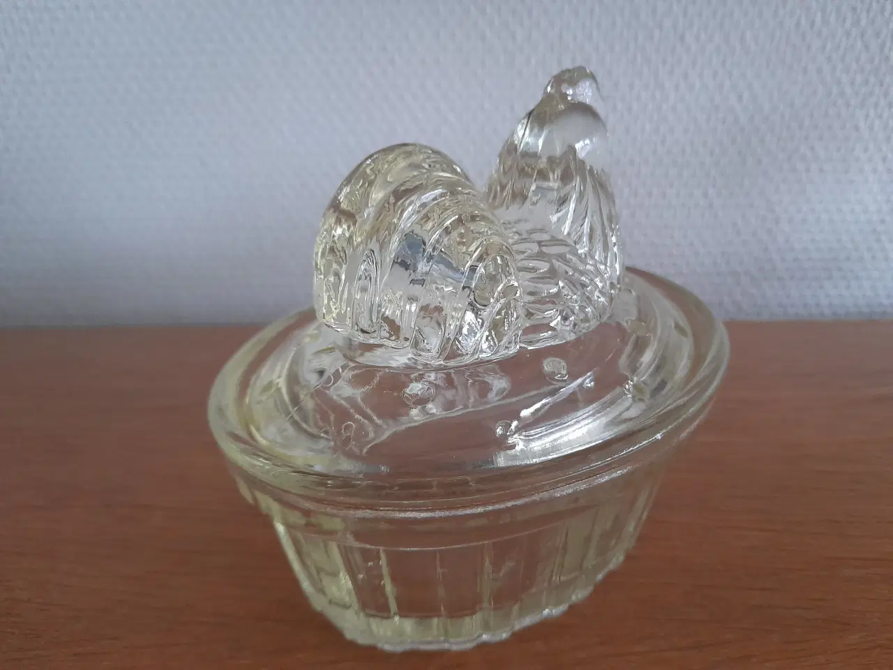 Billede 5 - Gylden/gul glas høne