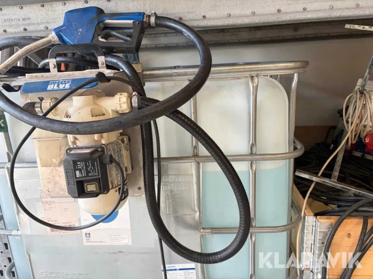 Billede 7 - AdBlue-tank IBC - 1000 L med elektrisk pumpe