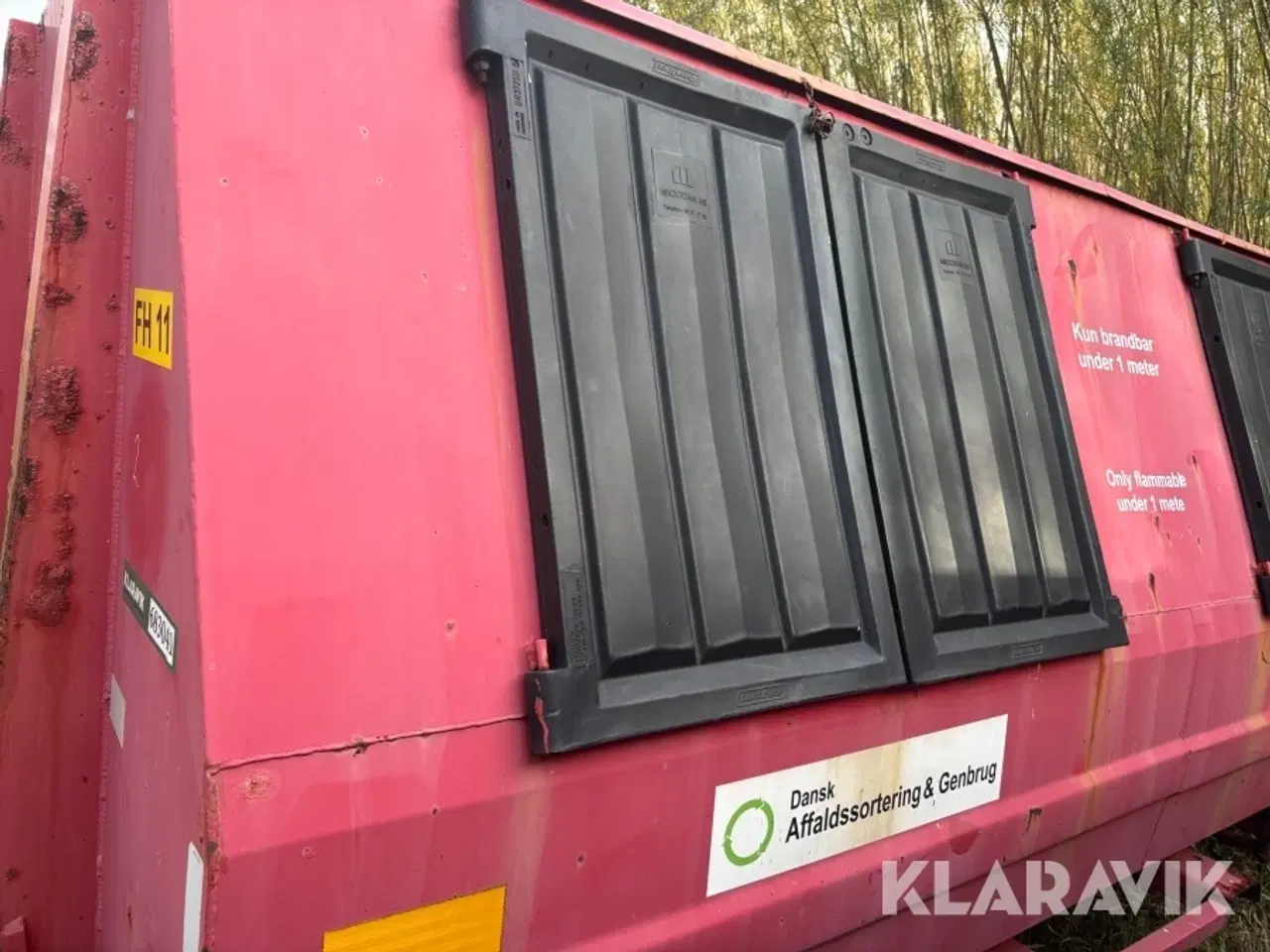 Billede 12 - Miljøcontainer Miljø-Art 4000 type L 3/3 mm