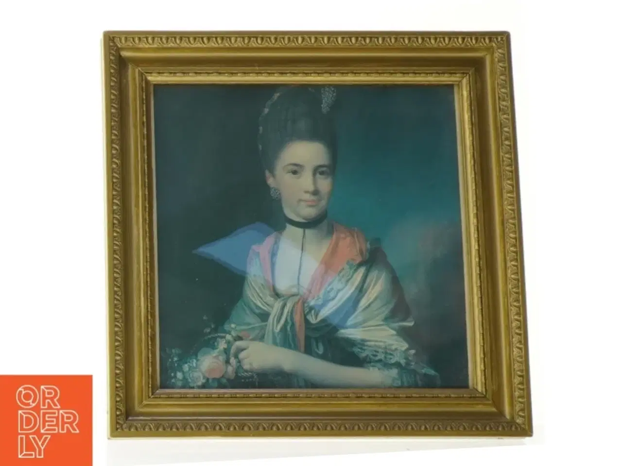 Billede 1 - Portræt af Anna Elisabeth Battier (str. 29 x 29 cm)