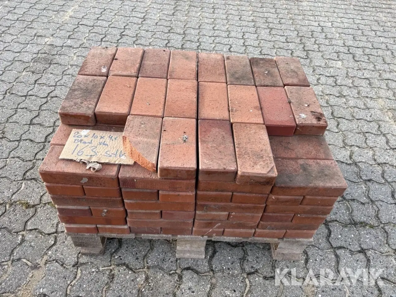 Billede 3 - Mursten 163 styk 20x10x4,5 cm