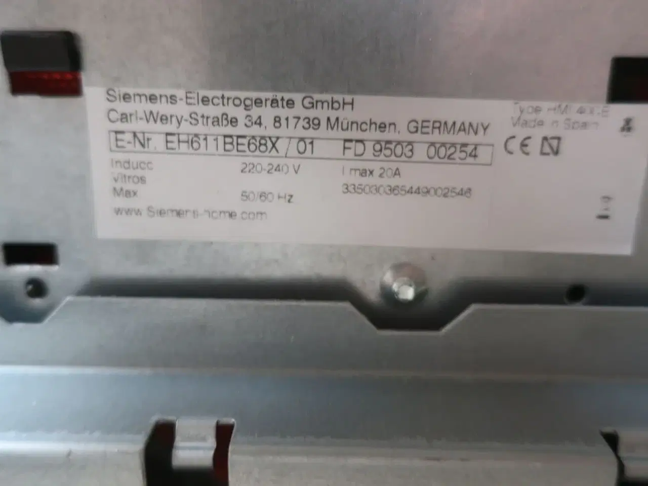 Billede 4 - Keramisk kogeplade SIEMENS EH611BE68X