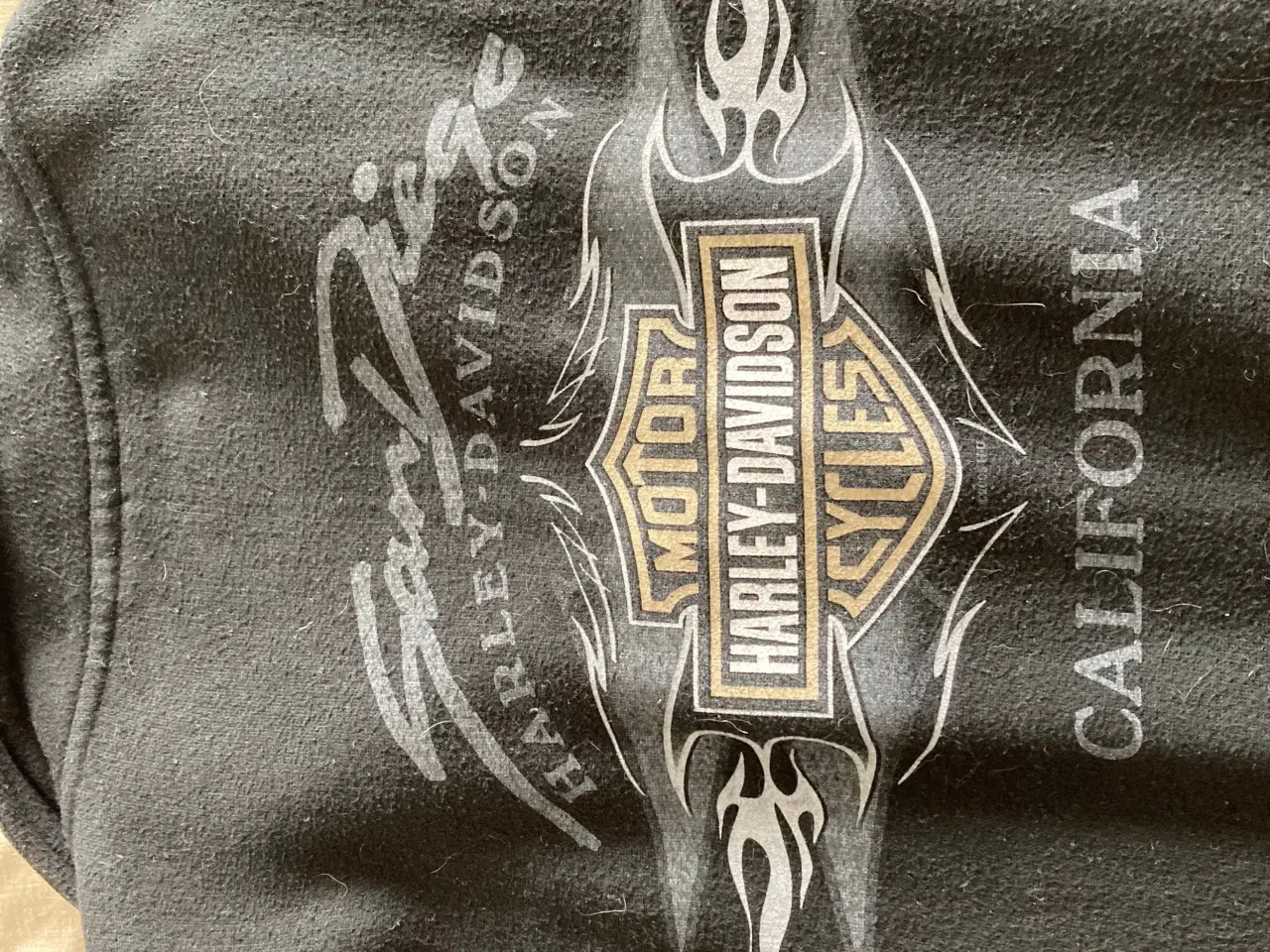 Billede 6 - Harley Davidson trøjer med lynlås