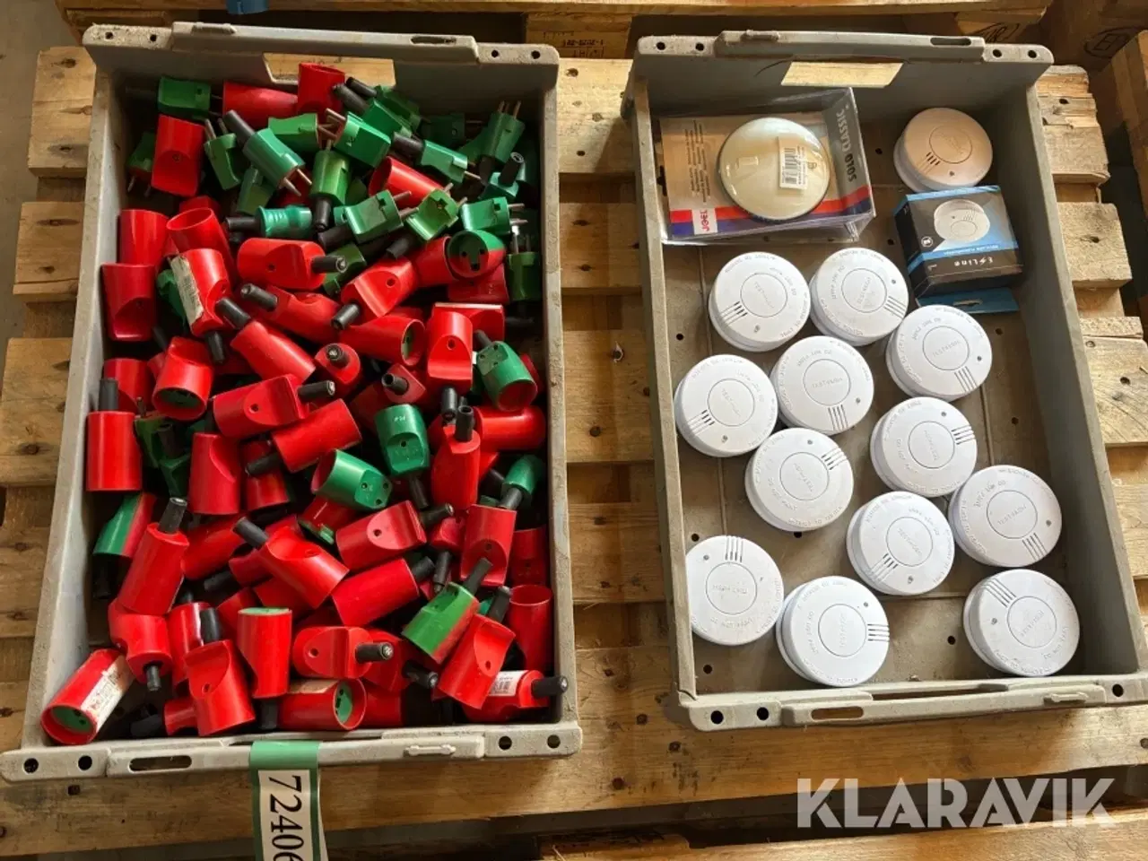 Billede 4 - Røgalarmer og 220 volt arbejdsstik 15 styk røgalarmer