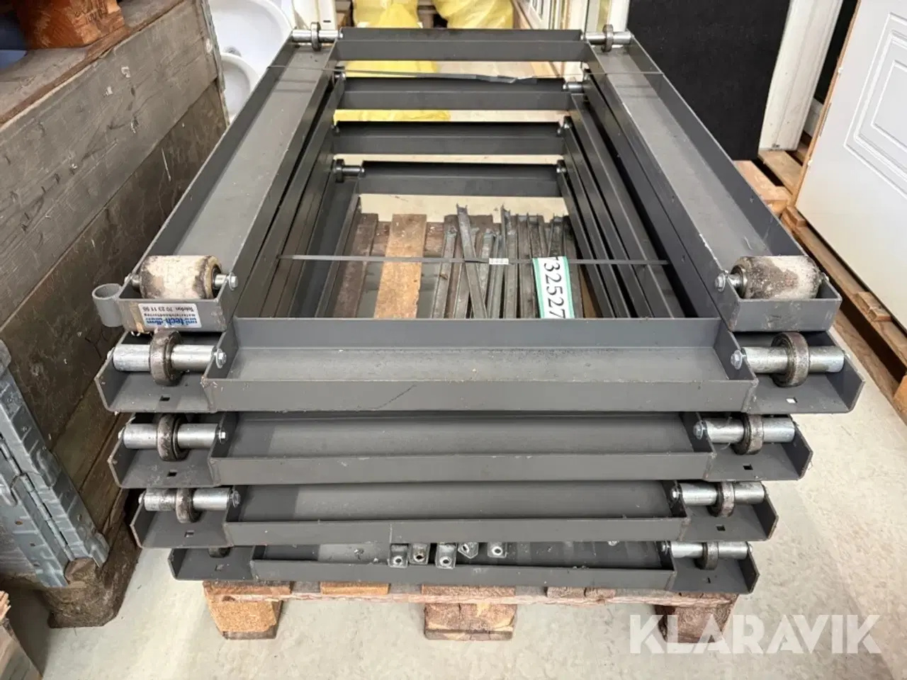 Billede 2 - Palleudtræk til pallereol Uni-tech-dkm 8 styk