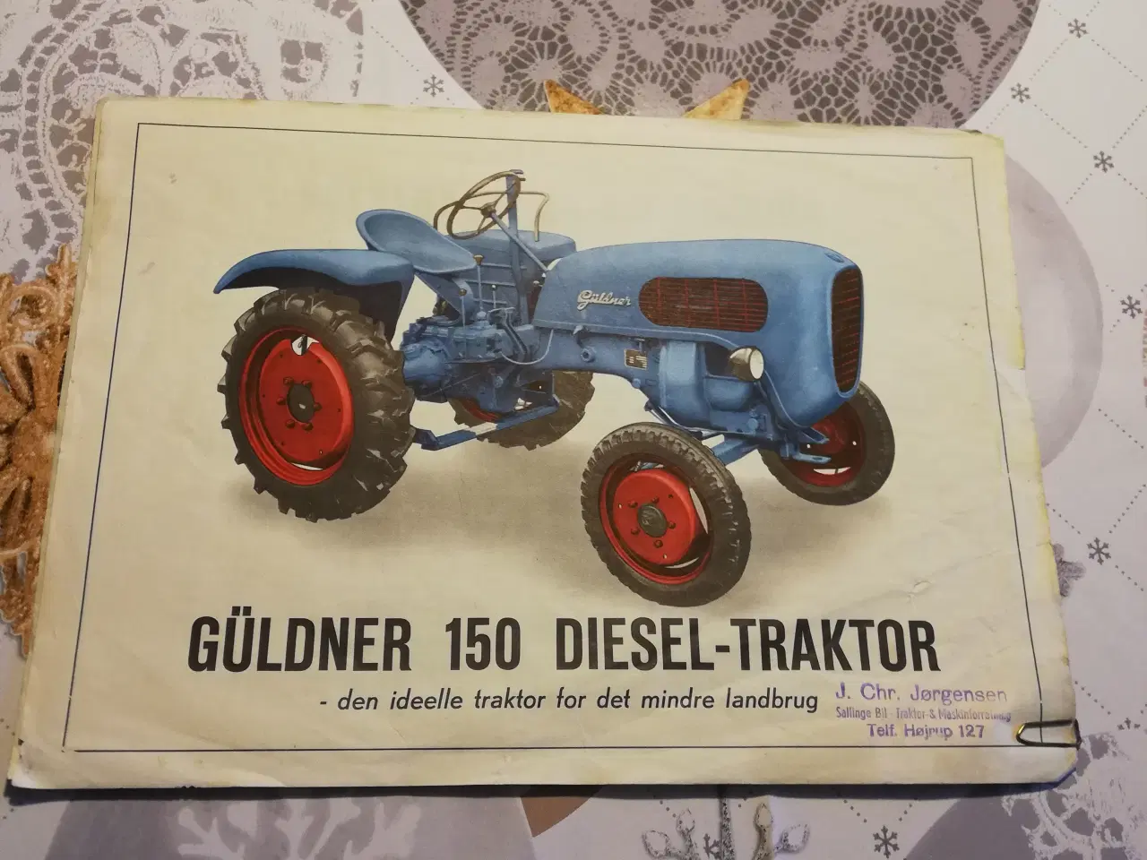 Billede 1 - Guldner 150 traktor brochure