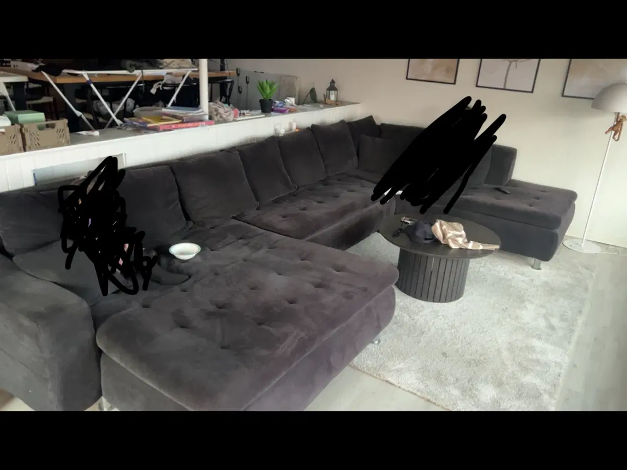 Billede 1 - Stor dejlig u-sofa 