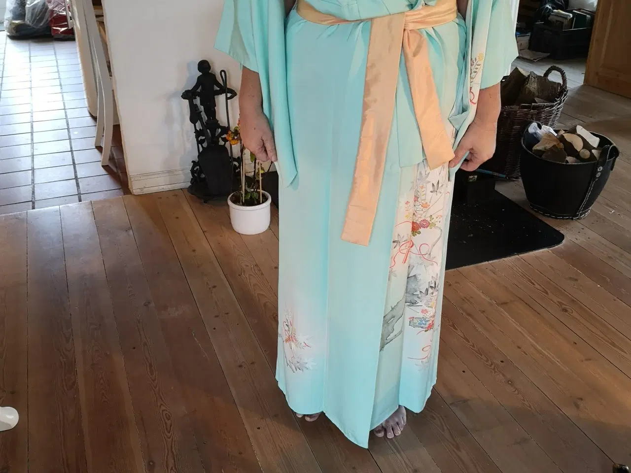 Billede 3 - Japansk silke kimono 