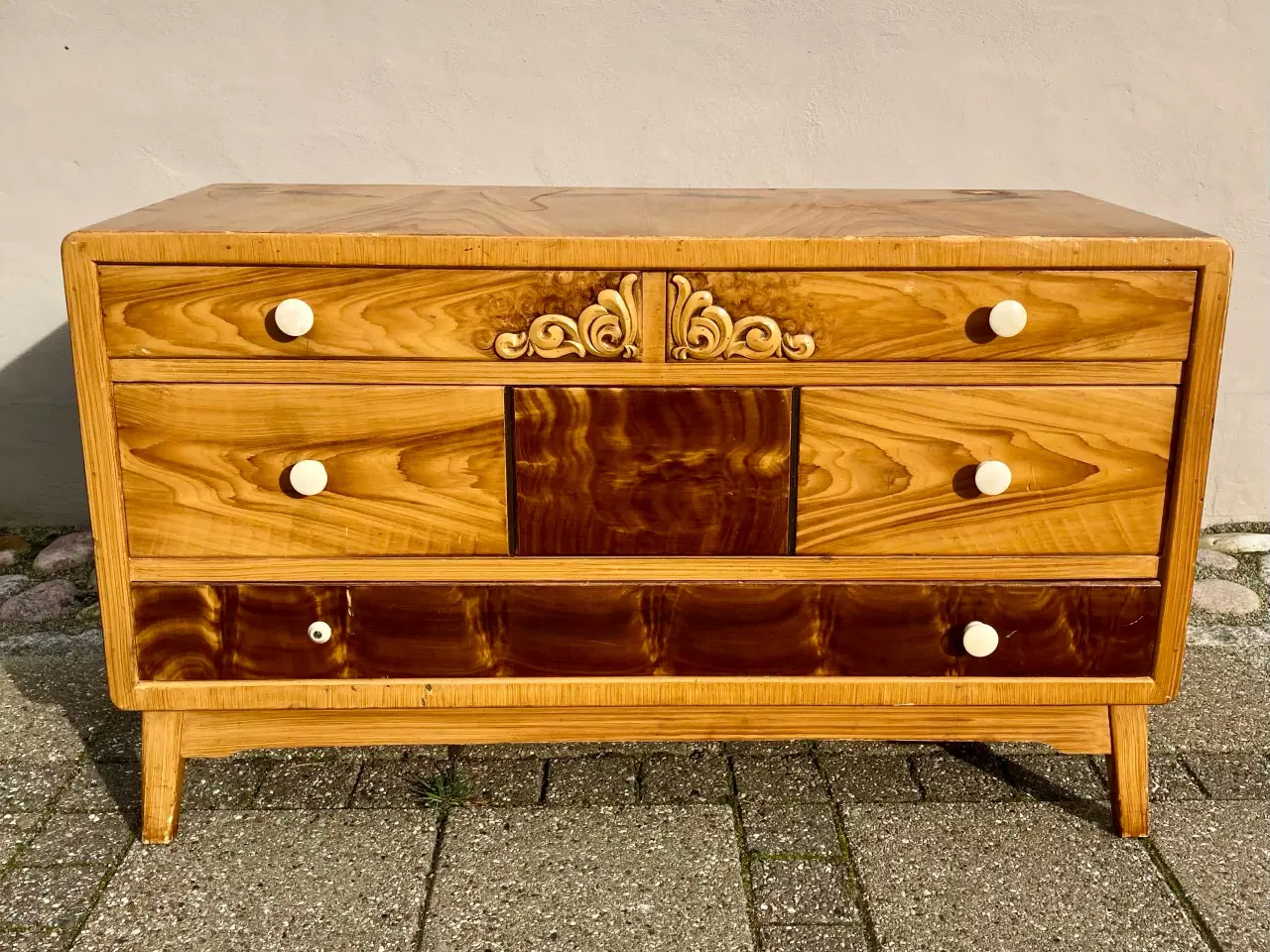 Billede 2 - Art Deco kommode fra 30’erne 4 skuffer