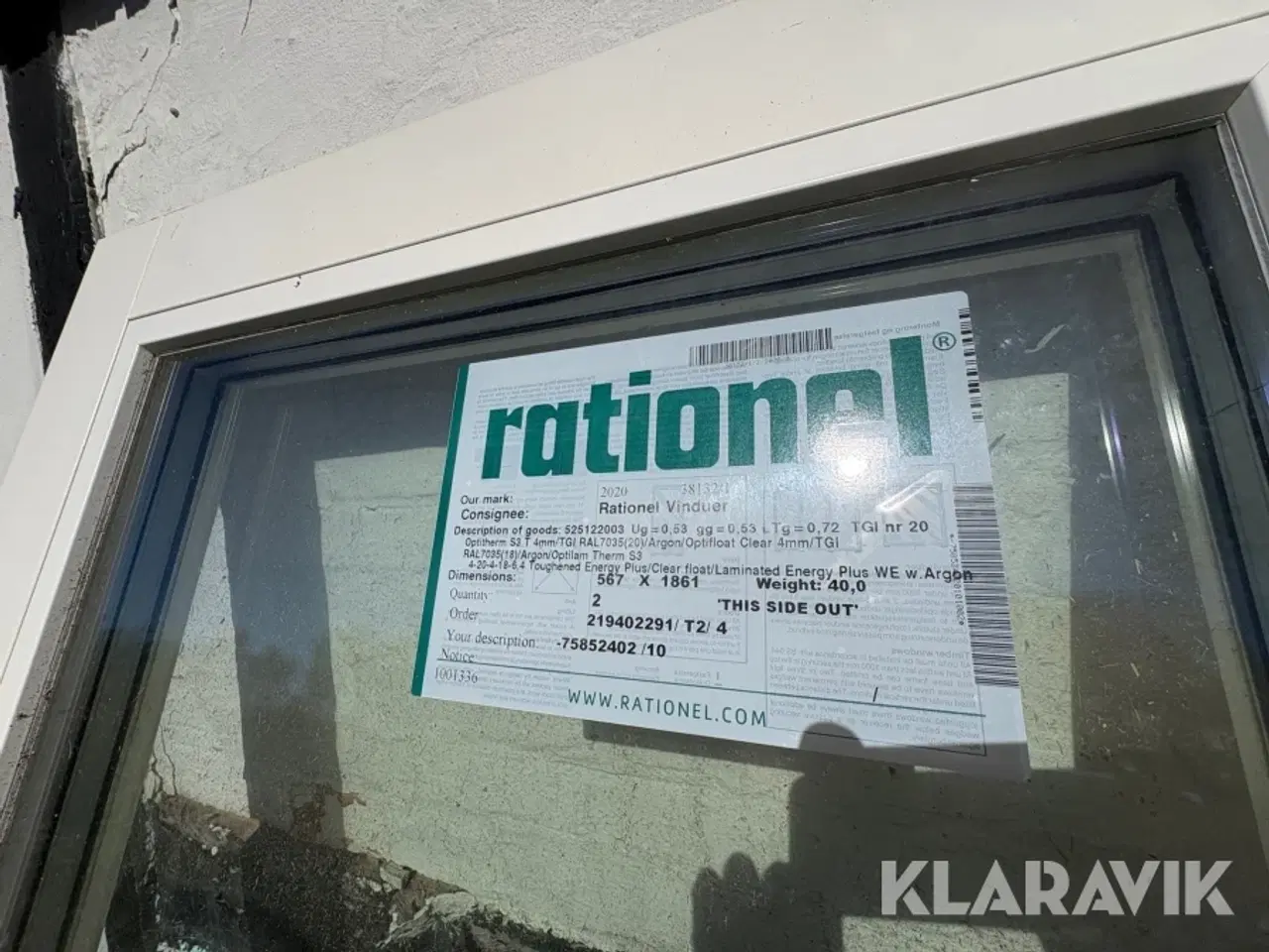 Billede 5 - Vinduesparti Rationel Optima Therm S3 Argon