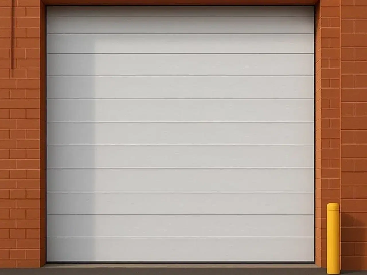 Billede 1 - Bearsafe ledhejseport 300x220 cm i hvid