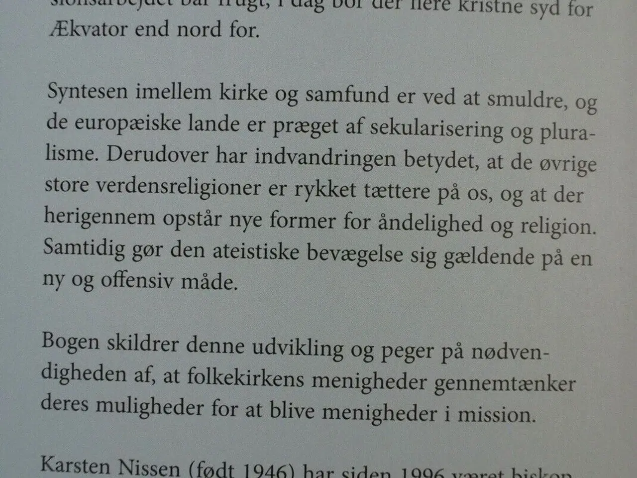 Billede 4 - en gammel folkekirke i en ny tid - evangeliet og v