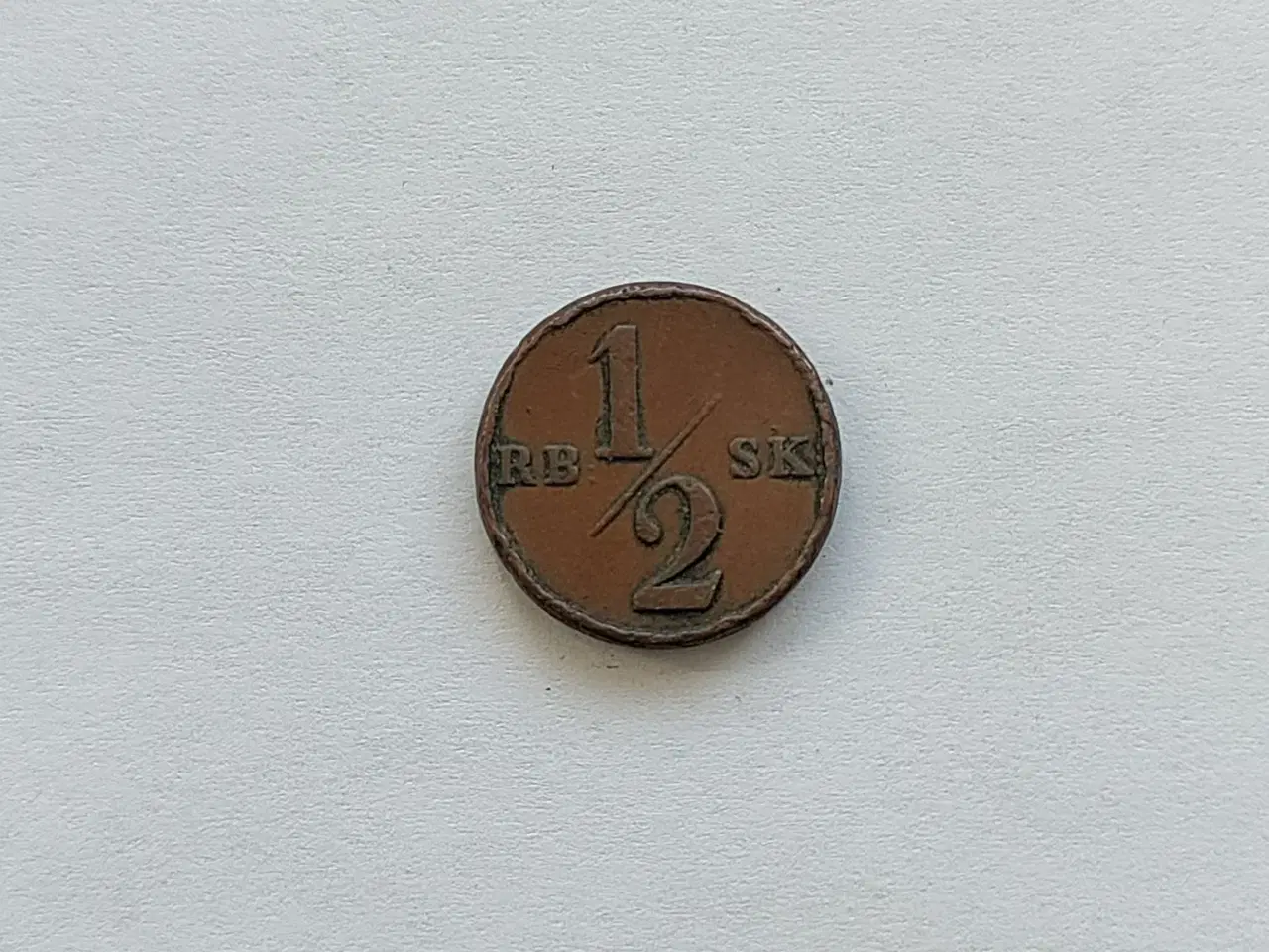 Billede 1 - 1/2 Rigsbankskilling 1838