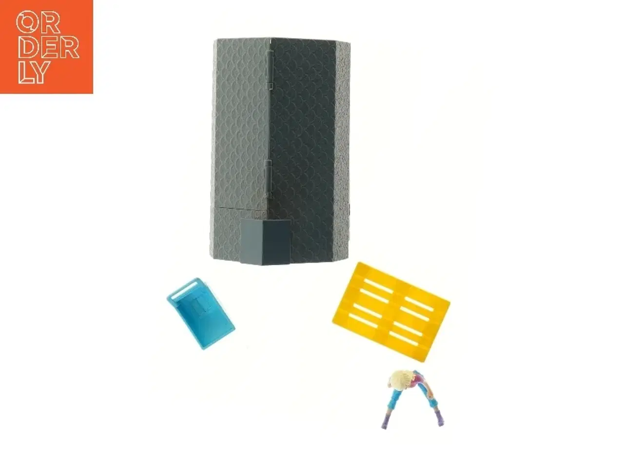 Billede 2 - Lege sæt med stald og figurer (str. 17x11 cm)