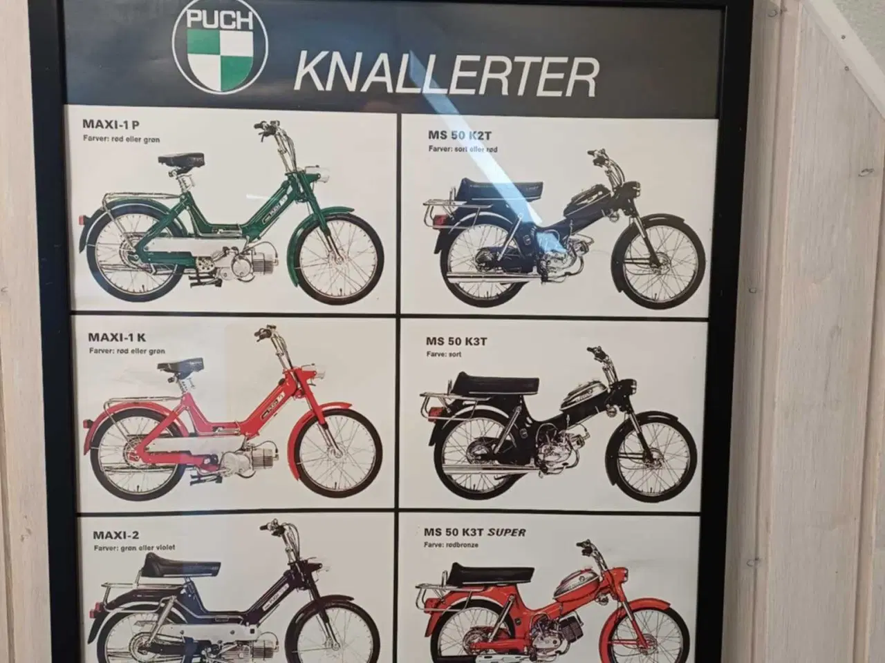 Billede 1 - 2 billed rammer med forskællige puch mærker