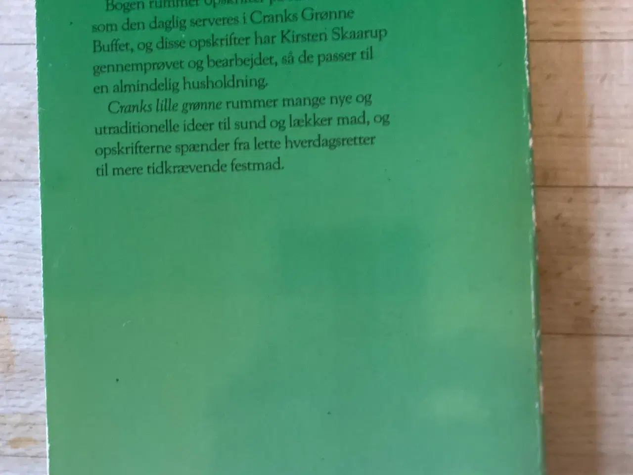 Billede 2 - Cranks lille grønne, Kirsten Skaarup