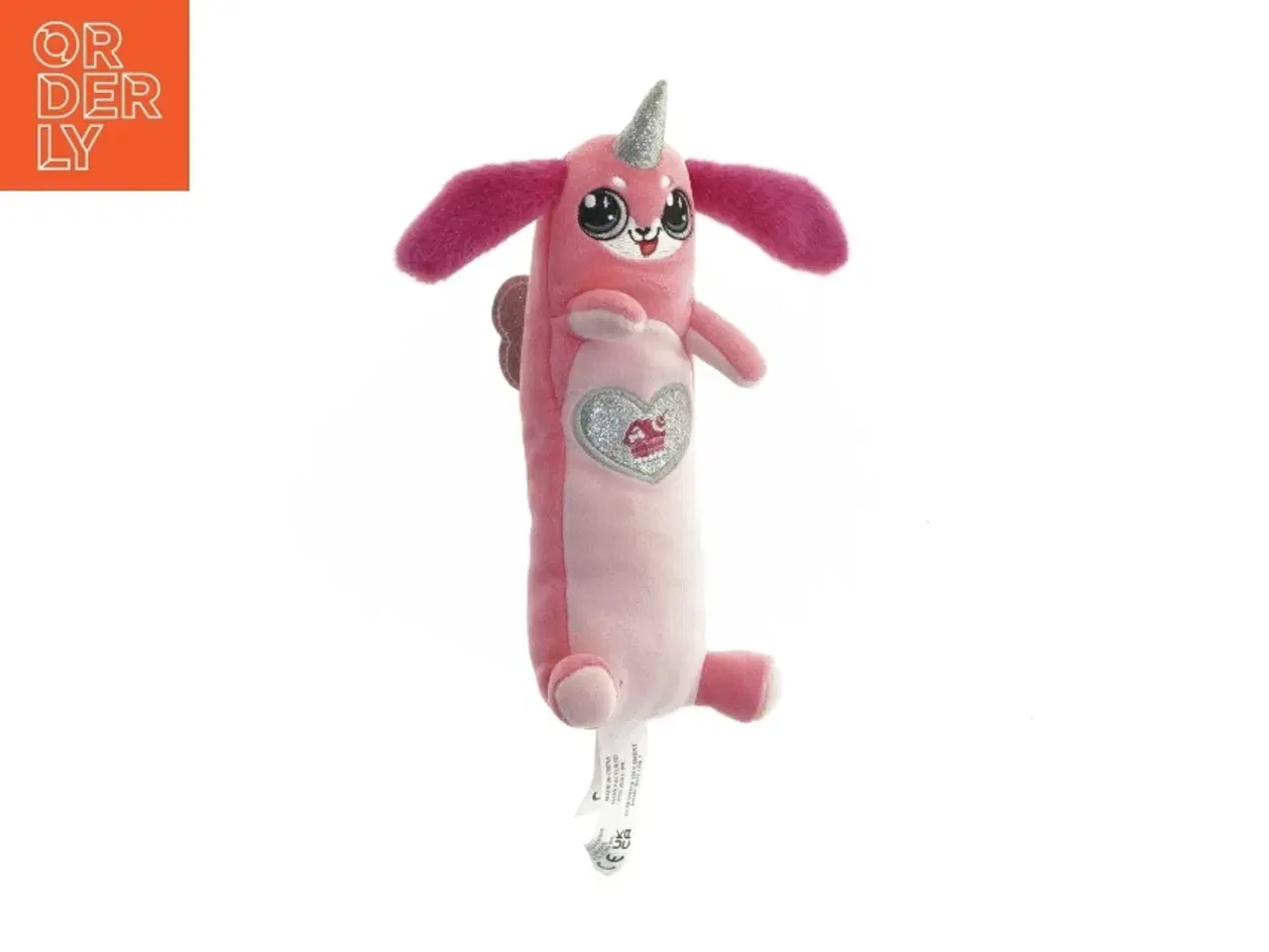 Billede 1 - Plys enhjørning bamse (str. 23 cm)