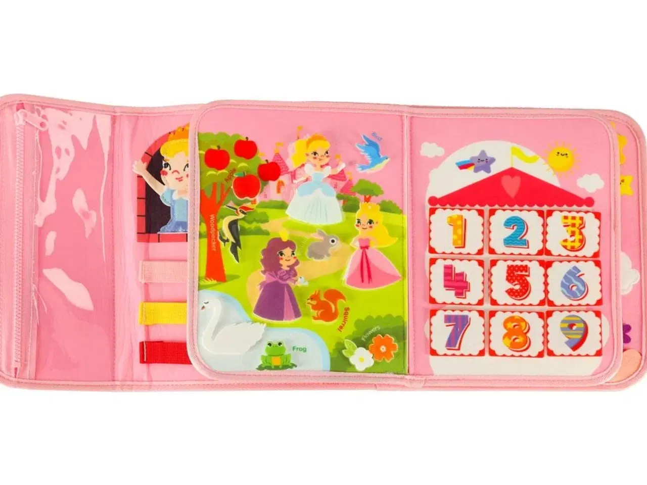 Billede 9 - Sanse- og Montessori aktivitetsmappe rygsæk – pink