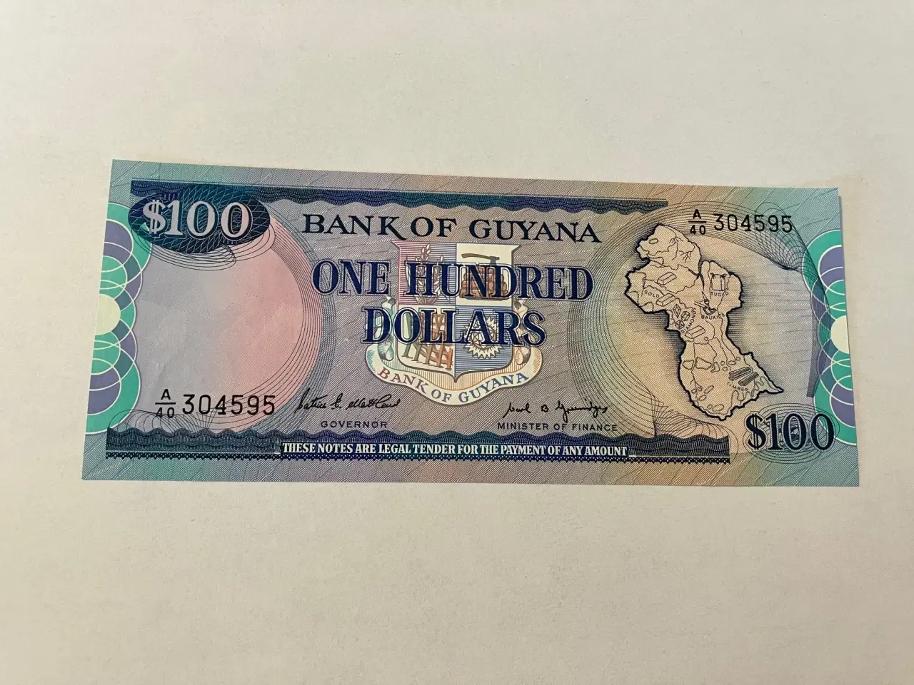 Billede 1 - 100 Dollars Guyana
