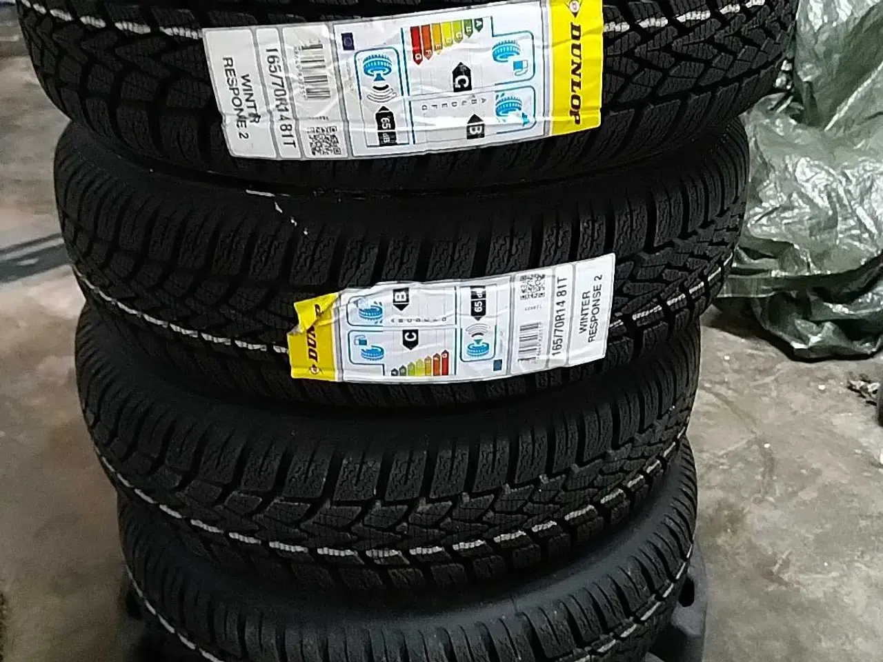 Billede 2 - Vinterdæk nye VW Up Dunlop