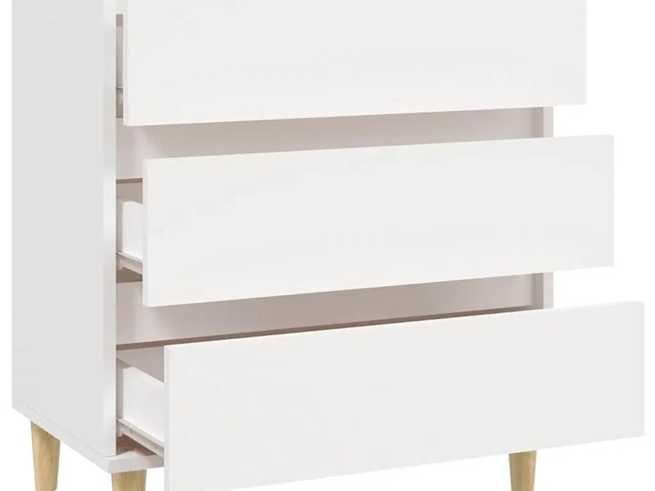 Billede 7 - Skænk 60x35x70 cm konstrueret træ hvid