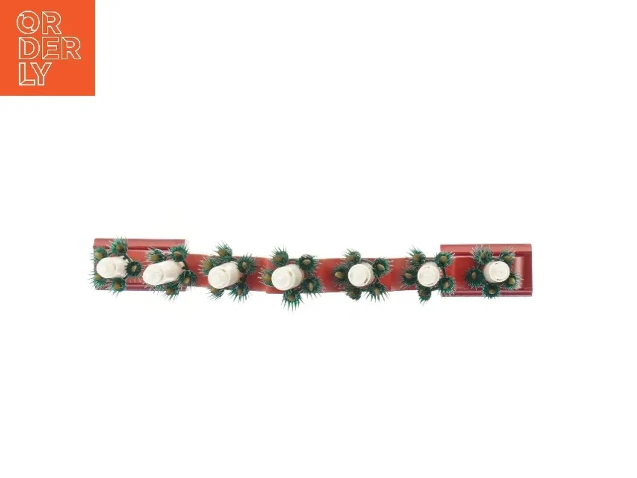 Billede 4 - Rød LED julelysestage fra Snappy Company AS (str. 40 cm)