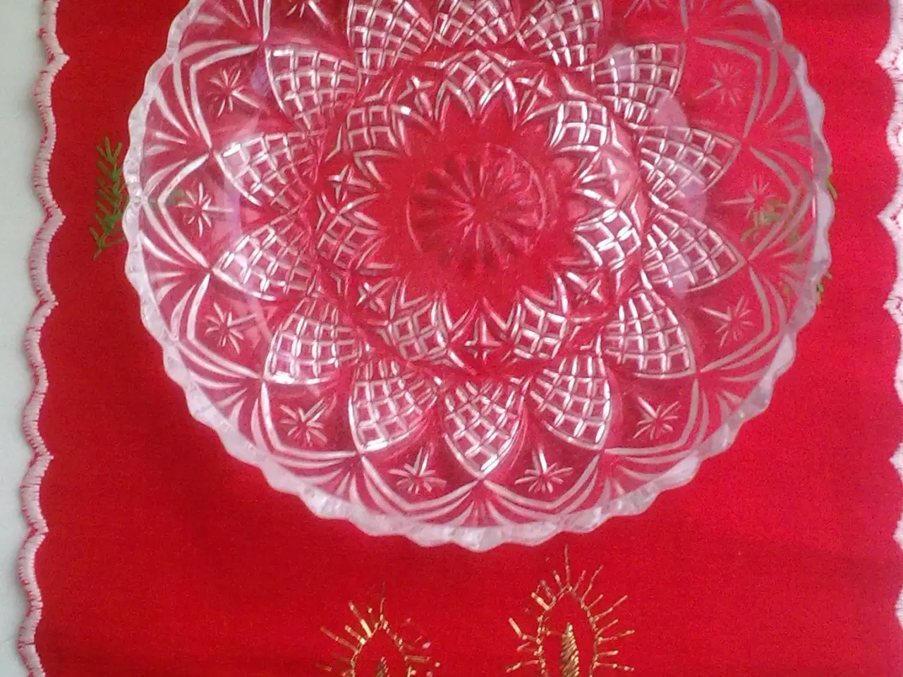 Billede 2 - Ananas facet glasskål og asiet