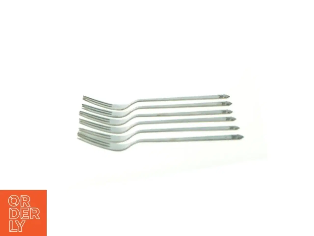 Billede 3 - Kagegafler (6 stk.) fra Ukendt (str. L: 14,5cm)