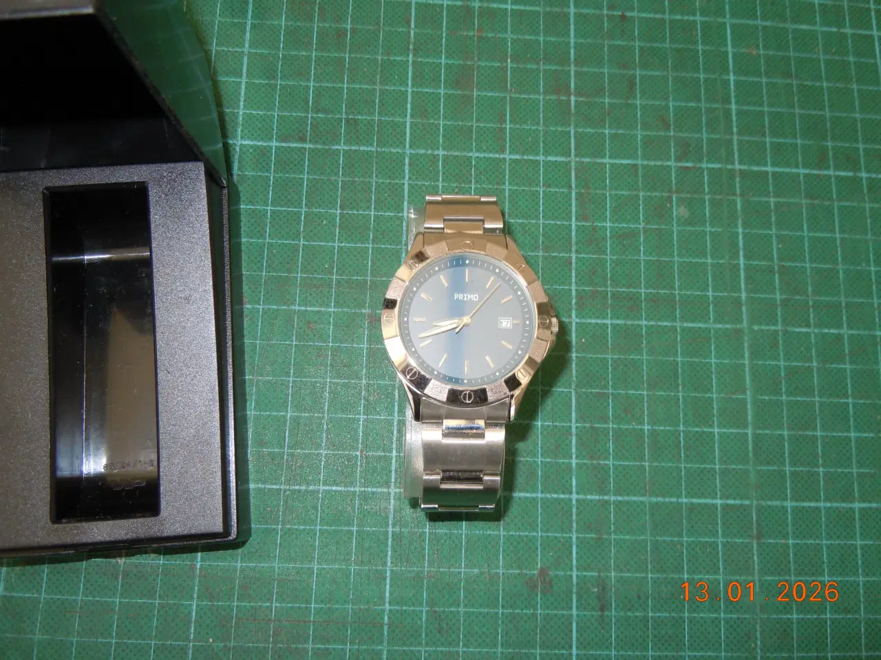 Billede 2 - Primo Armbåndsur, i rustfrit stål i org. æske.