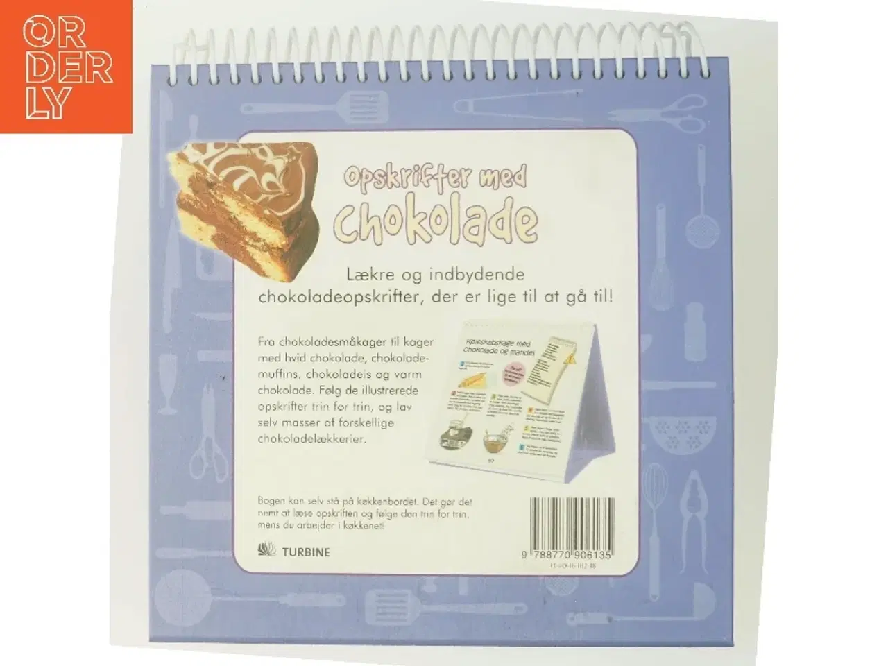 Billede 3 - Opskrifter med chokolade : 41 lækre chokoladeopskrifter lige til at lave og spise! af Lisette Agerbo Holm (Bog)