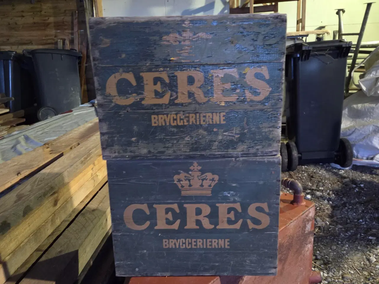 Billede 4 - Træ ølkasser