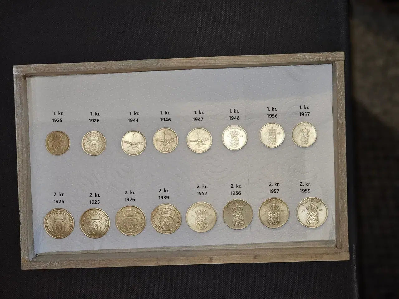 Billede 3 - Mønter gule 1 + 2 kr. m.m.