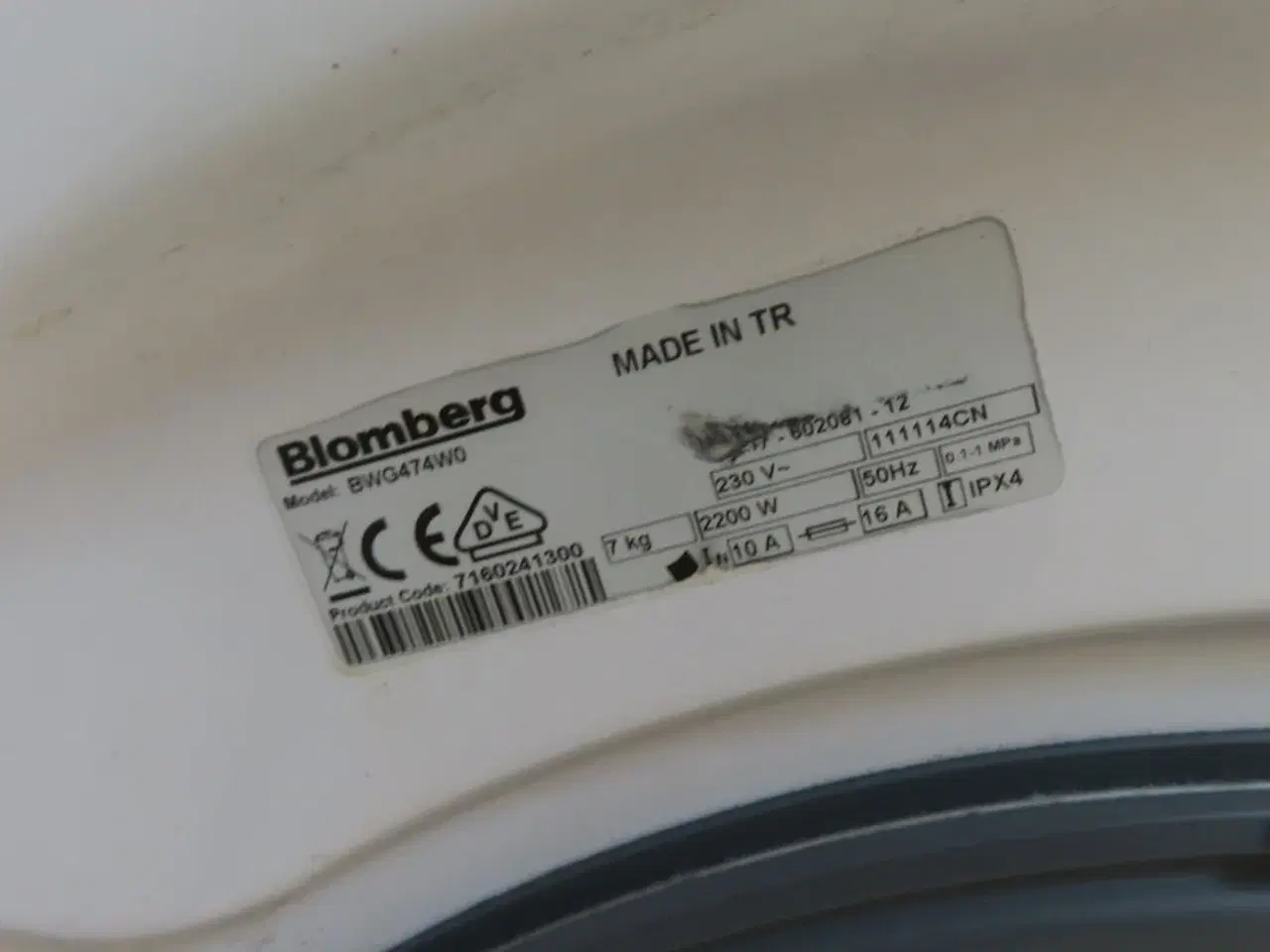 Billede 6 - Vaskemaskine BLOMBERG BWG4740W0