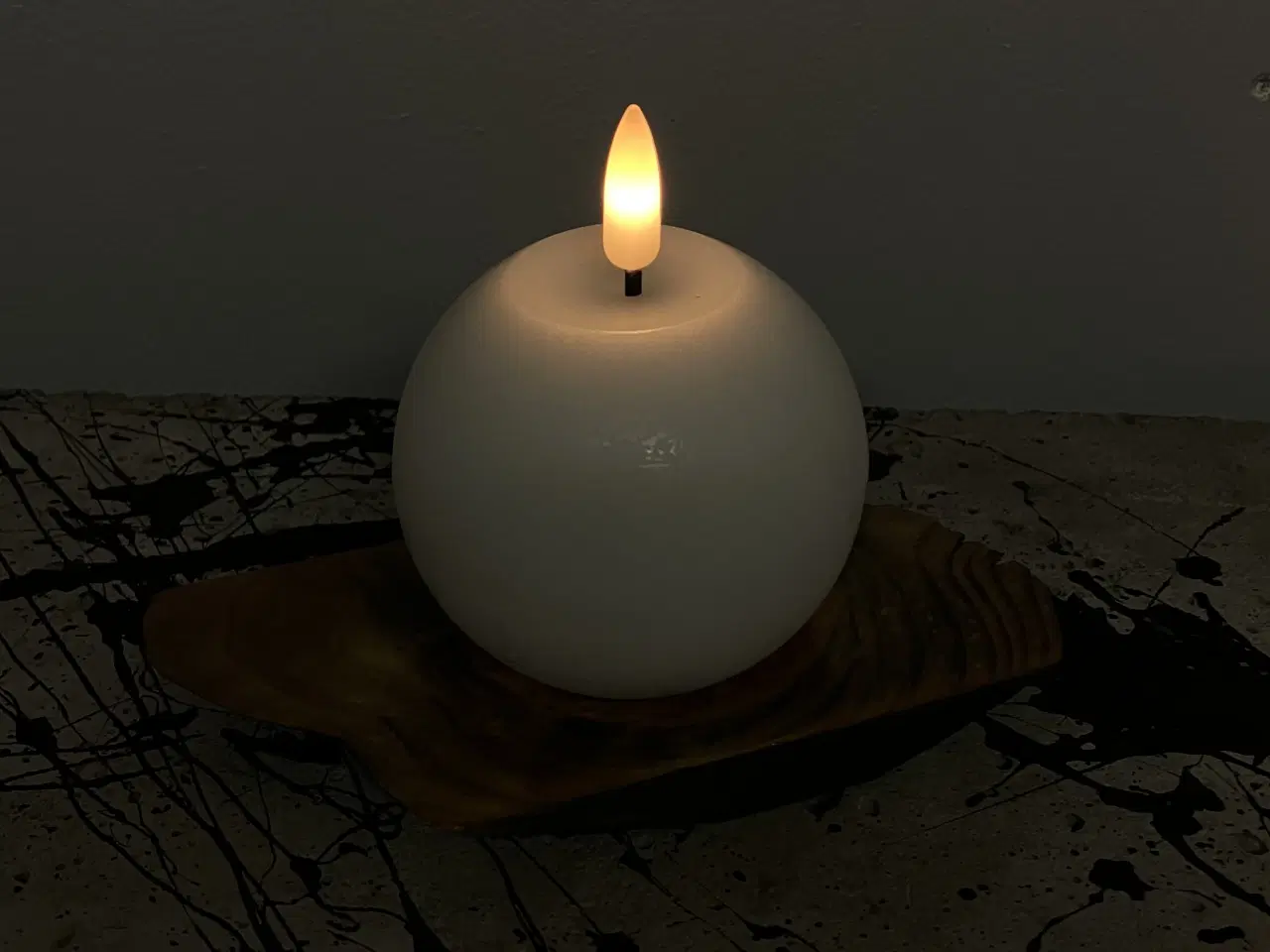 Billede 3 - Bord lysestage i træ