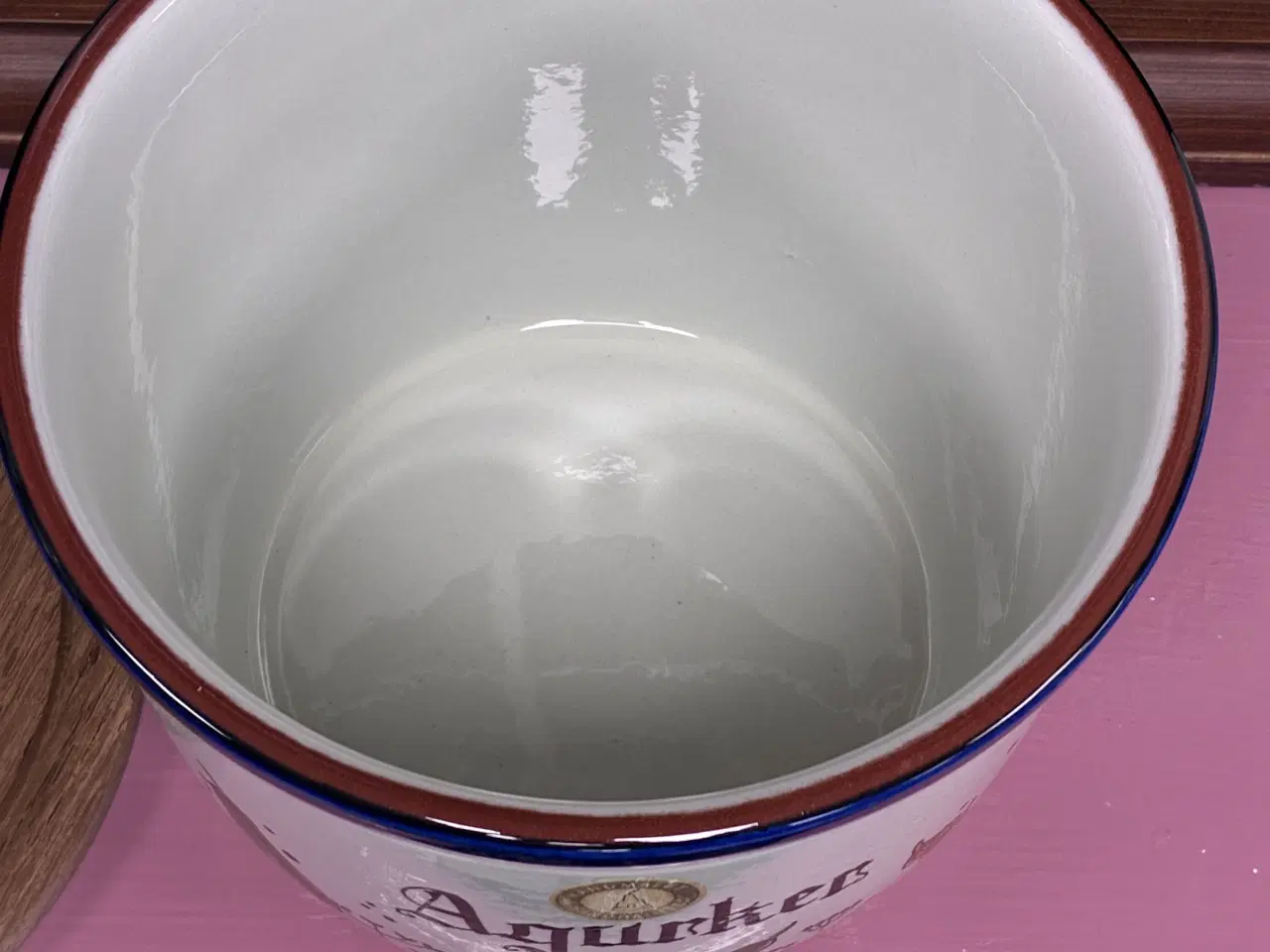 Billede 3 - Stor flot Retro krukke til agurker fra Knabstrup