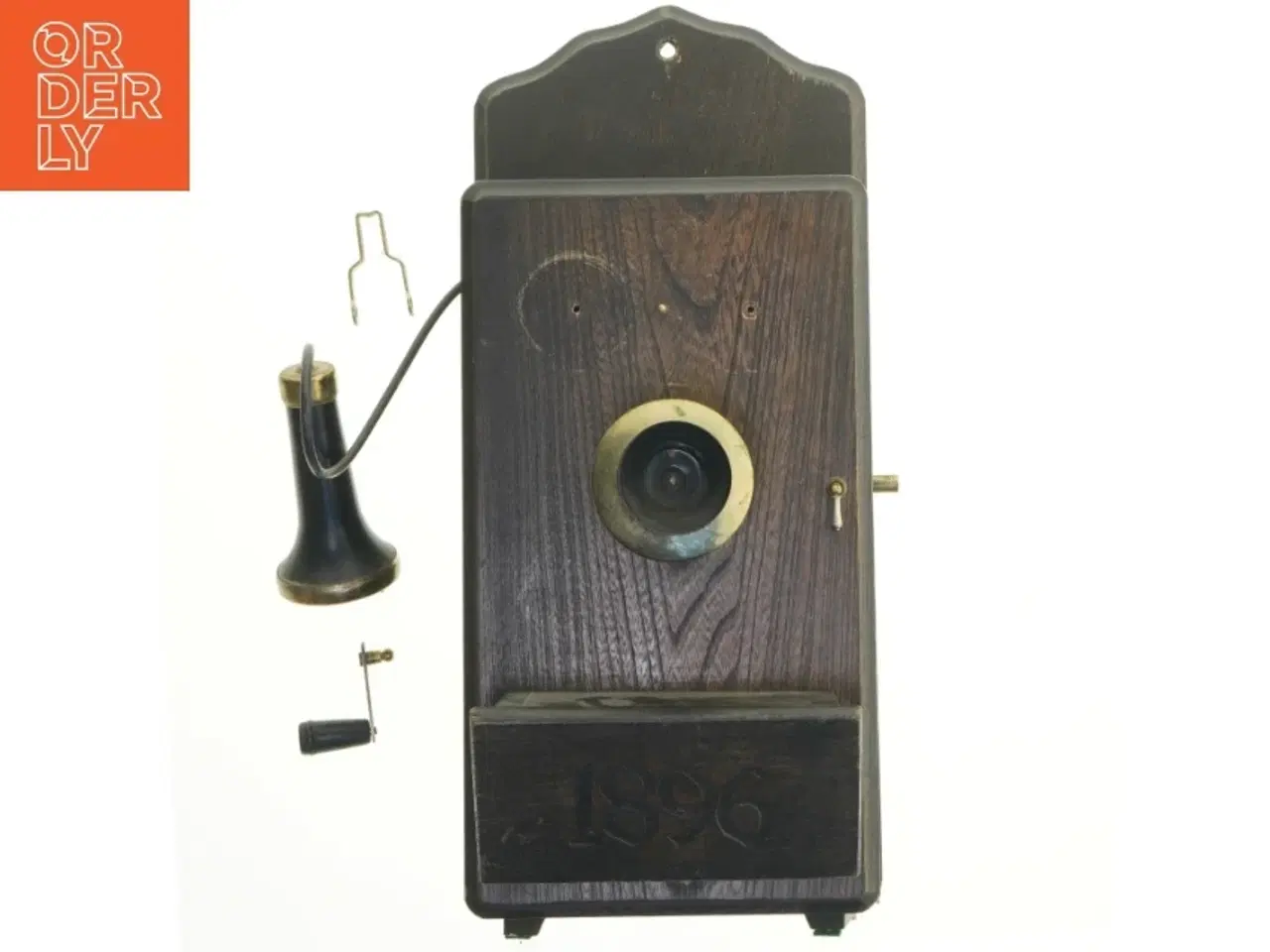 Billede 1 - Antik vægtelefon (str. 44x19,5 cm)