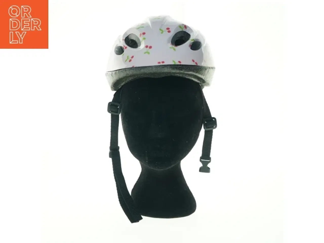 Billede 6 - Børnecykelhjelm med kirsebærmotiv (str. 47 til 53 cm)