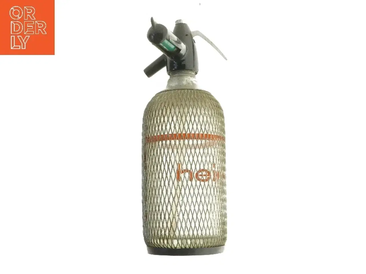 Billede 1 - Vintage sodavandsflaske med dispenser fra Heimo (str. 32x11 cm)