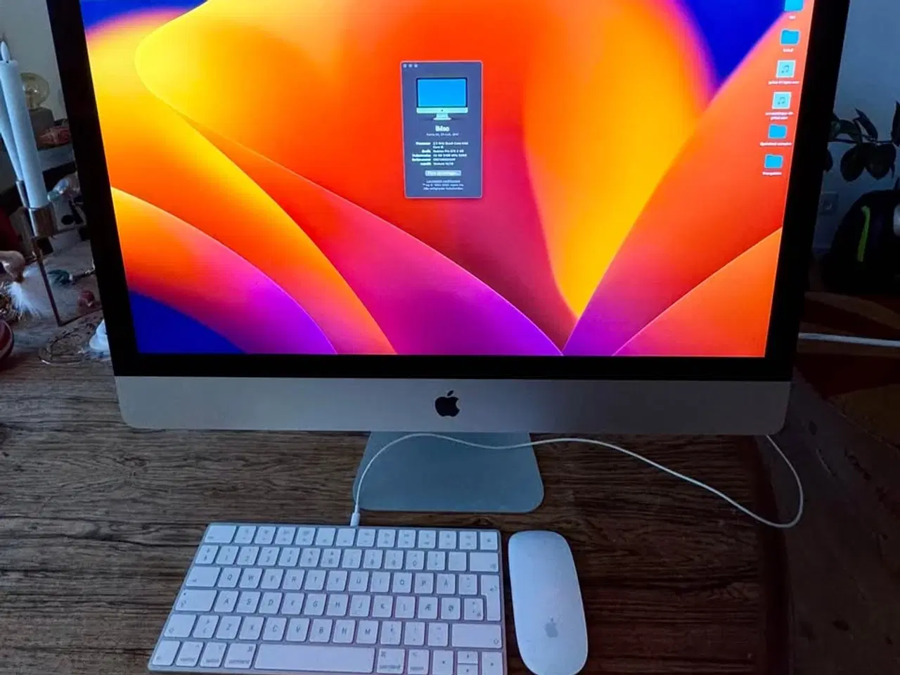 Billede 1 - imac retina 5k, 27-inch, 2017, 3,5 GHz Quad-Core I
