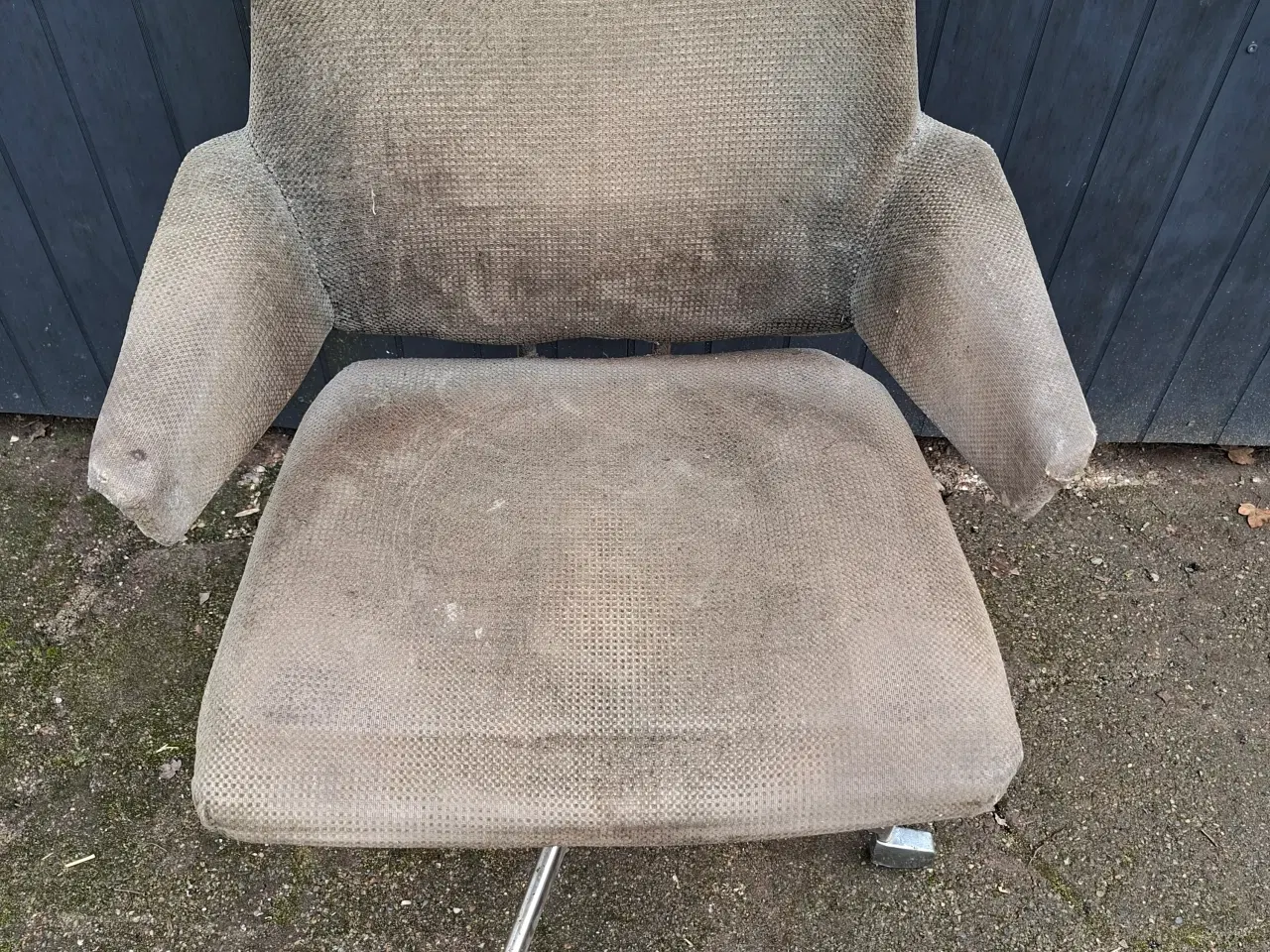 Billede 3 - Ældre kontorstol med en del patina 
