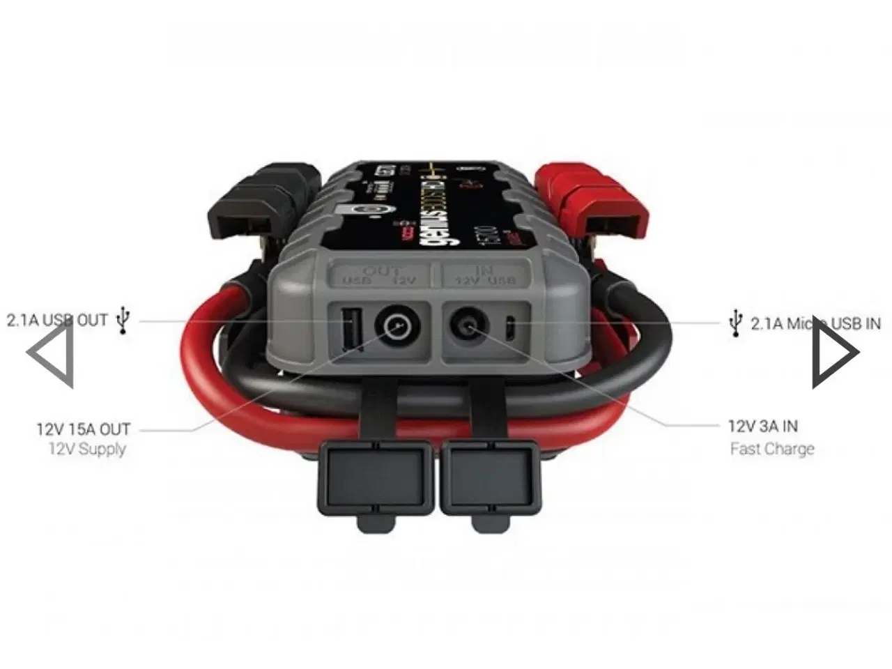 Billede 3 - Jumpstarter GB70 Boost HD (12v Bly) 2000A