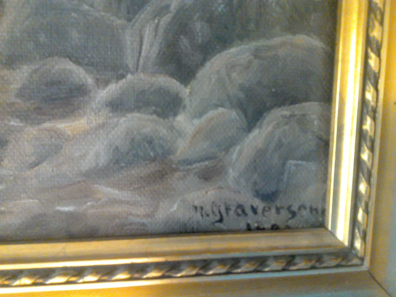 Billede 2 - 2 stk   Graversen maleri til salg
